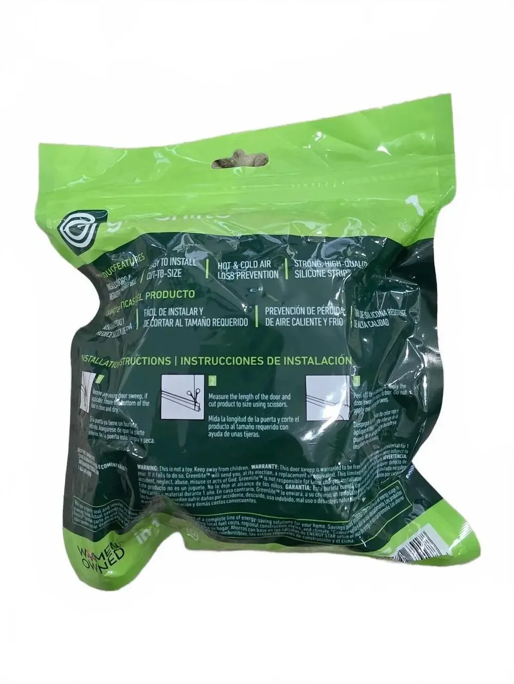 Greenlite Door Sweep Self-Stick Draft Stopper 40